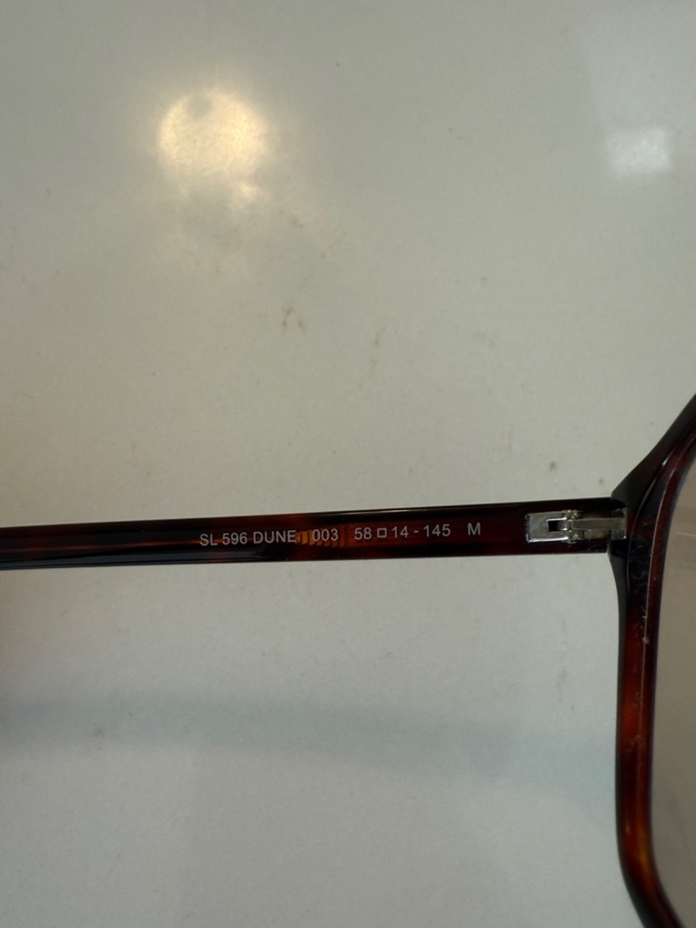 Saint Laurent Brown Gradient Tortoiseshell Aviator Sunglasses - Picture 2 of 4